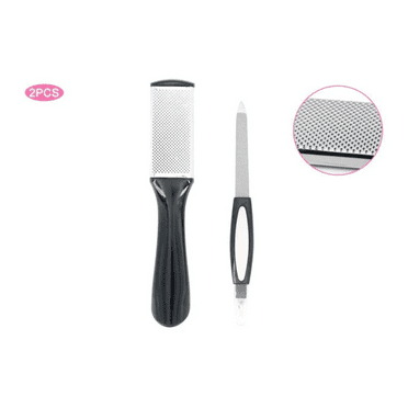 2-Piece Pedicure Set with Foot Planer and Nail File