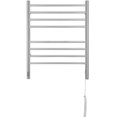 thumbnail image 4 of Ancona Prestique Chauffe-Serviettes Mural à 8 Barres avec Minuterie Intégrée Intégrée en Acier Inoxydable Brossé, 4 of 8