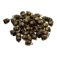 thumbnail image 4 of Paquete de 50 extremos de cordón, pegamento de aleación de zinc, tapones de extremo de barril, tapones de extremo de cordón de material cuero para joyería Kumi Bronce antiguo perfecl Tapones de extremo Tapones de tapón, 4 of 8