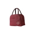 thumbnail image 1 of Billuyoard Fiambrera para niños y adultos, bolso de mano de Color sólido a la moda, contenedor de organización, bolsas térmicas para Picnic Almacenamiento y organización del hogar Rojo, 1 of 6