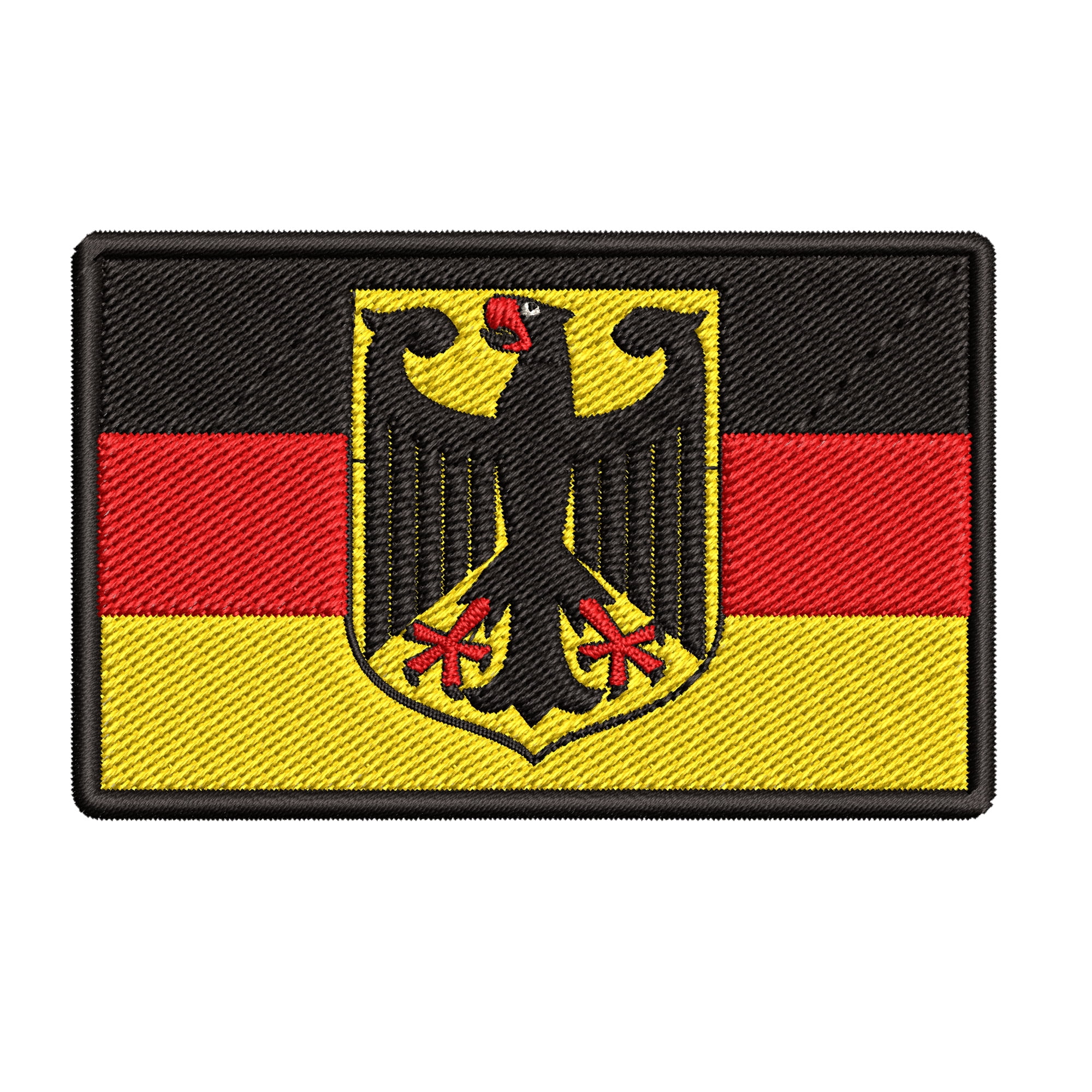 Germany Flag Embroidered Ironon Patch