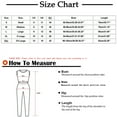 thumbnail image 3 of ZZwxWA Womens Jumpsuits Solid Fashion Women's Casual Rompers Sexy Drawstring Button Camis Junpsuits Strap Jumpsuits Straight Bib, 3 of 4