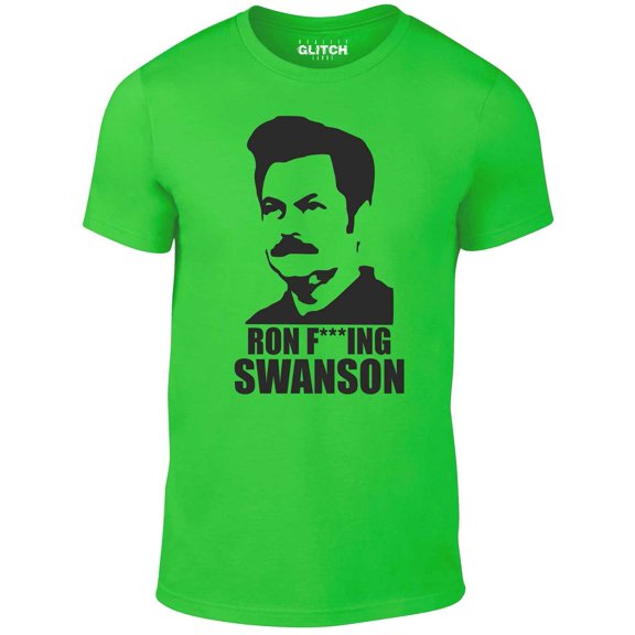 Men's Ron F***ing Swanson T-Shirt TV Show Inspired