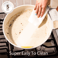 thumbnail image 5 of Slowfeel 15-Piece Pots and Pans Set, Nonstick Cookware Set with Utensils, Induction Compatible, White Granite, 5 of 8
