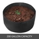 thumbnail image 1 of VEVOR 5-Pack 200 galones bolsa de cultivo de plantas macetas de tela de aireación con asas negro bolsa de cultivo contenedor de plantas para plantación de jardín lavable y reutilizable, 1 of 8