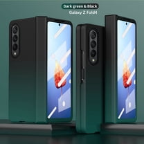Dteck Case for Samsung Galaxy Z Fold 4 5G,Shockproof Hinge Protection Armor Gradient Hard PC Lightweight Cover without Screen Protector for Galaxy Z Fold 4,Darkgreen