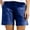 12# Blue, variant on RPVATI Shorts for Women Casual Summer High Waisted Walking Chino Shorts Loose Fit Athletic Plus Size Beach Shorts with Pockets Running Workout Black S