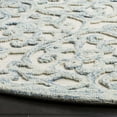 thumbnail image 3 of SAFAVIEH Trace Bryan Geometric Area Rug, Blue/Ivory, 6' x 6' Round, 3 of 8