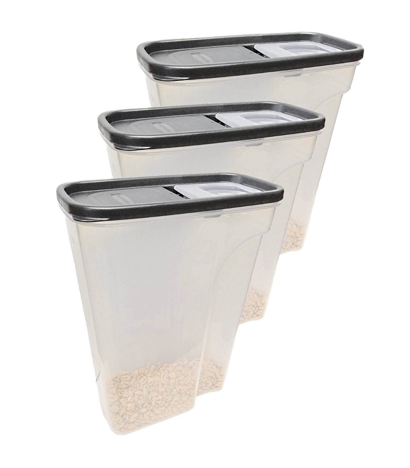 Rubbermaid Modular Cereal Keeper, Dry Food Storage Holder/Containers