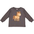 thumbnail image 3 of Inktastic Cute Pony Boys or Girls Long Sleeve Toddler T-Shirt, 3 of 5