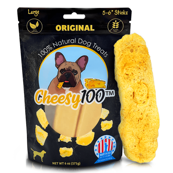 Cheesy100 (2xL, 6 oz) | American Yak Cheese Dog Chews , pH 6.0 | (Himalayan Chews pH 4.3) |  6 oz