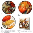 thumbnail image 3 of Designart "Blissful Bicycles II" Transportation Floater Framed Wall Decor, 3 of 7