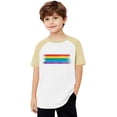 thumbnail image 3 of Zpanxa Girls Shirts Color Print Short Sleeve T Shirt Summer Oversized Crewneck Basic Tee With Polyester Spandex 3 Years, 3 of 6