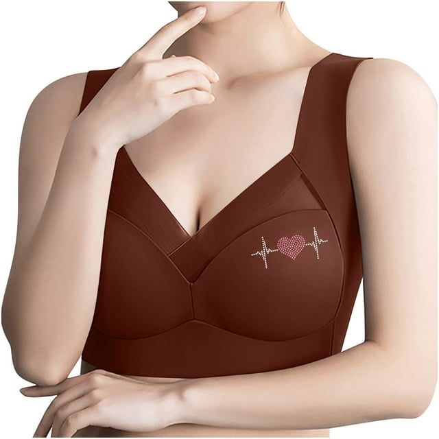 Amzcrzy Womens Plus Size Sport Bras Seamless Mesh Lace Bras No Underwire Wireless Bras with Support and Lift Full Coverage Support Bralettes Everyday Bras Push up Bra L-6XL