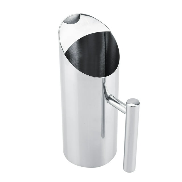 Pichet en Acier Inoxydable, Pichet d'Eau en Acier Inoxydable Sécuritaire, Léger, Résistant à la Rouille, Plus Durable, pour le Camping, pour Cuisinière à Induction