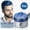 Blue, variant on KeirineCC Temporary Hair Color Wax with Dye Brush, Instant Natural Hairstyle Cream, Disposable Coloring Mud for Men Women Youth, Washable Styling Pomades, Party Cos-play DIY Halloween - White