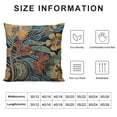 thumbnail image 5 of Wuche Vintage Botanical Flower Leaf Throw PillowCovers,Mid-Century Plant Floral Pillow Case Decor,Pillow Decorative for Home Living Room Bedroom Sofa,, 5 of 5