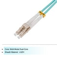 thumbnail image 3 of Unique Bargains Câble de Patch Fibre 2 Mètres 6.5 Pieds Multimode LC-LC OM4 LSZH Fibre Optique Vert pour Récepteur 1Pcs, 3 of 6