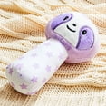 thumbnail image 2 of Spark Create Imagine Plush Sloth Hand-Grip Rattle Toy, Soft Baby Rattle, 6" Easy Grasp, Ages 0 Months+, 2 of 8