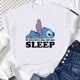 thumbnail image 3 of Ropa para niños kawaii Ohana Stitch Disney Lilo Stitch dibujos animados niños camisetas de algodón camisetas de verano camisetas blancas y negras, 3 of 5