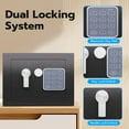 thumbnail image 6 of Omethey Mini Safe Box with Electronic Keypad, Small Hidden Safe for Cash, Firearms & Jewelry, Great for Hotels, Cabinets & Home Use, 6 of 8