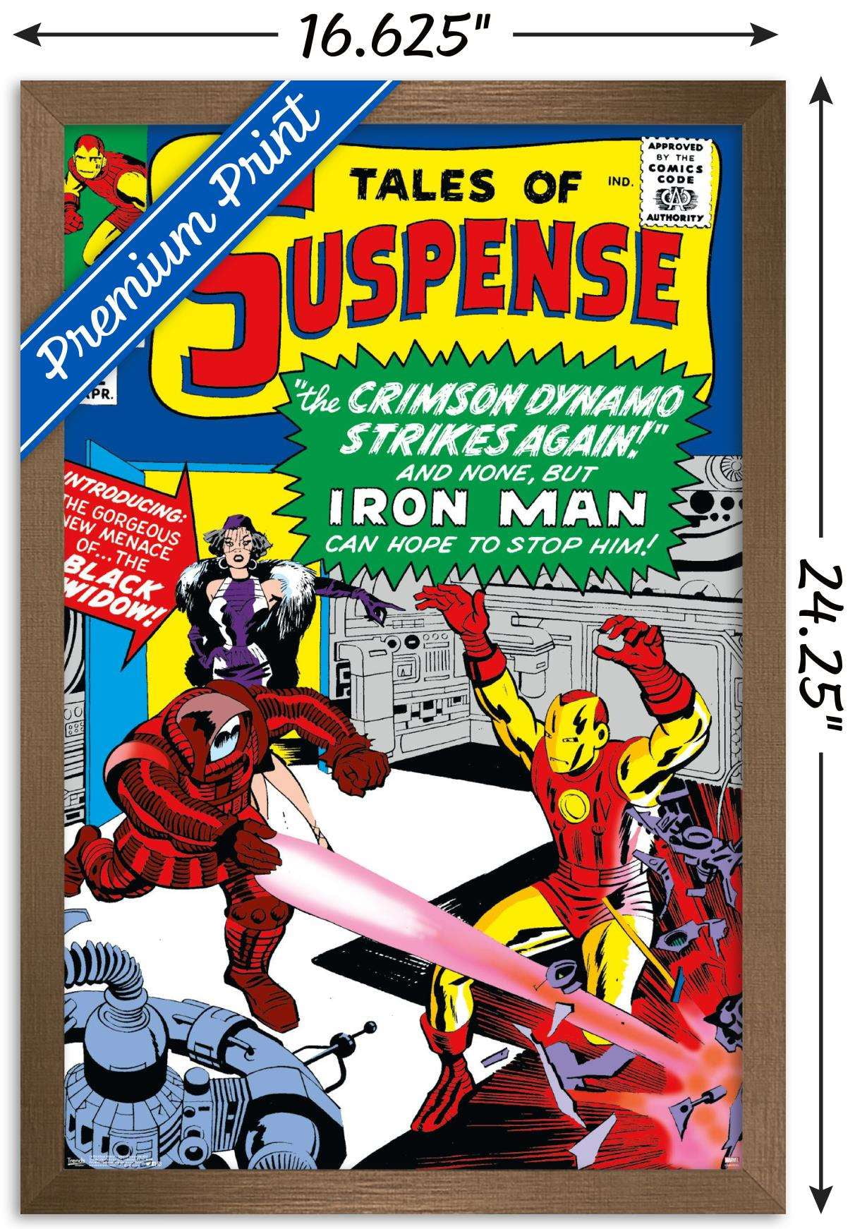 Marvel Comics - Black Widow - Tales of Suspense Cover #52 Wall Poster, 14.725" x 22.375", Framed