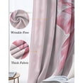 thumbnail image 3 of Pink Bow Kitchen Curtains Cute Watercolor Girls Cartoon Luxury Cafe Short Curtains for Bathroom Blackout Window Curtain Grommet Small Window Treatment Tier Drapes for Bedroom Living Room 27.5"x39"x2, 3 of 9
