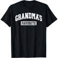 thumbnail image 1 of I'm grandma's favorite grandchild granddaughter para mujer camiseta | Camiseta casual de algodón, 1 of 7