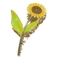 thumbnail image 4 of Pinza para el pelo de girasol, pinza para el pelo con forma de flor, pinza para el pelo, pinza para el pelo, pinza para cola de caballo, 4 of 5