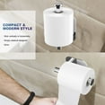 thumbnail image 2 of Toilet Roll Holder Self Adhesive, SUS 304 Stainless Steel Wall Mounted Toilet Paper Holder - No Drilling, 2 of 8