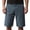 Navy, variant on Men's Vintage Corduroy Shorts Elastic Waist Drawstring Cargo Short Multi-Pocket Lightweight Summer Casual Beach Shorts Black L