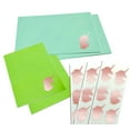 thumbnail image 2 of Royal Green Shiny Unicorn Stickers for Birthday Party Favors, Party Décor and Envelope Seals 2 inch (50mm) in Rose Gold - 120 Pack, 2 of 7