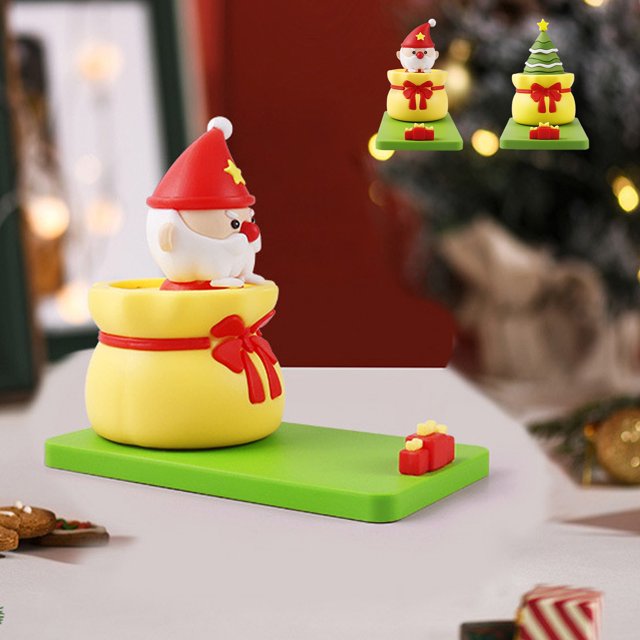Ganfancp Navidad Soporte Del Teléfono Celular Mini Lindo Regalo Soporte Del Teléfono Celular Santa Tree Desktop Stand Festival Decoraciones Ofertas Del Día Sólo En Línea 1* Ayuda a Las Personas Mayor