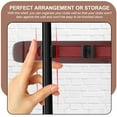 thumbnail image 2 of Weiweiguan 1 Set Wall-mounted Rod Storage Rack Six Holes Billiards Pole Display Rack Wood Cue Rack, 2 of 6