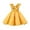 a-Yellow145, variant on FINALGANG Girls Kids Gold Sequin Dress Ruffle Sleeve V Neck Satin Bow Waist A Line Tulle Party Dress For Party Daily Wear Yellow 2-3 Years
