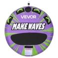 thumbnail image 1 of VEVOR Towable Tubes for Boating, 2-Rider Inflatable Boat Tubes and Towables, 340lbs Capacity Water Sport Tube for Boat to Pull - with Anti-Slip Pad, Full Nylon Cover, Padded Handles & Safety Valve, 1 of 9