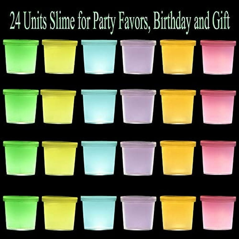  24 Pack Slime Party Favors Goodie Bags Painting Candy Gift  Treat Bags with Stickers, Slime Art Theme Birthday It's Slime Time Party  Decorations Supplies : Toys & Games
