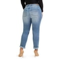 thumbnail image 2 of Jordache Women's High Rise Curvy Mom Jeans, Sizes 2-22, 2 of 3