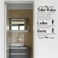 thumbnail image 4 of Toilet Rules Wall Stickers,Wall Decals Wall Sticker Humorous Wall Stickers Are Suitable For Bathroom, Hotel, Bar, Office Building And Home Decoration. Clearance Under 10$!, 4 of 6