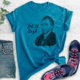 thumbnail image 2 of Let It Gogh Vincent Van Gogh Shirt, Unisex Women's Men's Shirt, Funny Van Gogh Tee Funny Artist Painter Tee, Heather Blue, XX-Large, 2 of 6
