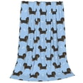 thumbnail image 2 of Rateoe Dachshund Dog Print Fuzzy Fleece Throw Blanket Extra Large,Super Soft,Fluffy and Warm Blankets for Couch,Bed,All Season Use (40"x30"), 2 of 8