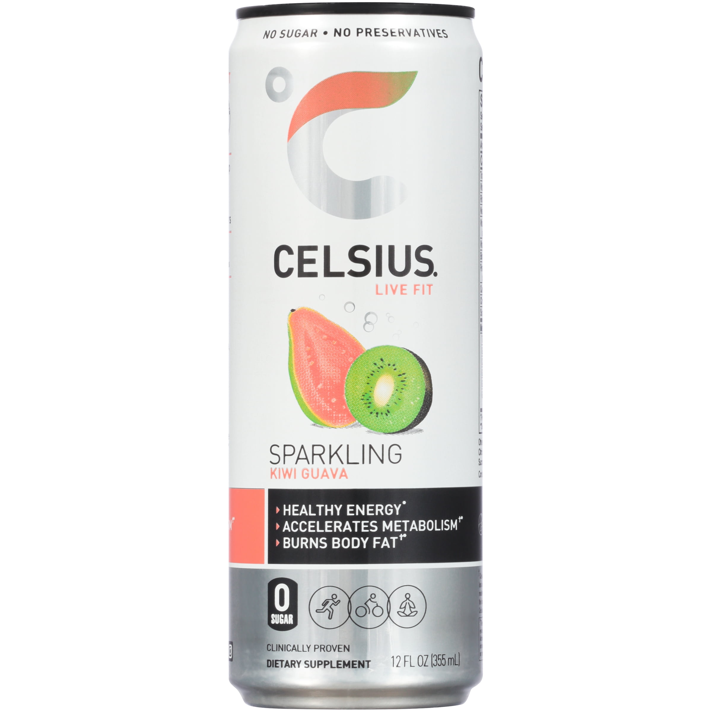 Celsius® Live Fit Sparkling Kiwi Guava Dietary Supplement 12 fl. oz