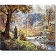 thumbnail image 1 of Ceramic Tile Mural-Theodore Steele Country Painting 328. 25.5" w x 21.25" h using (30) 4.25 x 4.25 ceramic tiles, 1 of 3