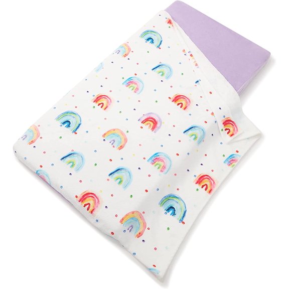 WTPDR Preschool Nap Pocket – Toddler Nap Mat Cover for Day Care – Machine Washable & Easily Foldable Kids Bedding Blanket – Kid’s Sleeping Sheet in Fun Prints for Girls