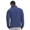 thumbnail image 4 of DailyWear Mens Polar Fleece Quarter Zip Pullover Sweaterr Denim, XLarge, 4 of 4