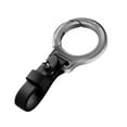 thumbnail image 2 of Kumdkd Carabiner Keychain for Men, Alloy & Leather Belt Loop Keychain with Titanium Spring Clip, Car Key Holder for Key Fob, Durable Key Ring for Backpack, Travel, Outdoor, Personalized Key Accessory, 2 of 5