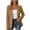 Khaki, variant on GERsome Women's Blazer Long Sleeve Business Casual Open Front Lapel Work Suit Jacket Gray L