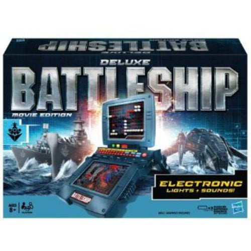 Electronic Deluxe Battleship Game Movie Edition 2012 Hasbro Great