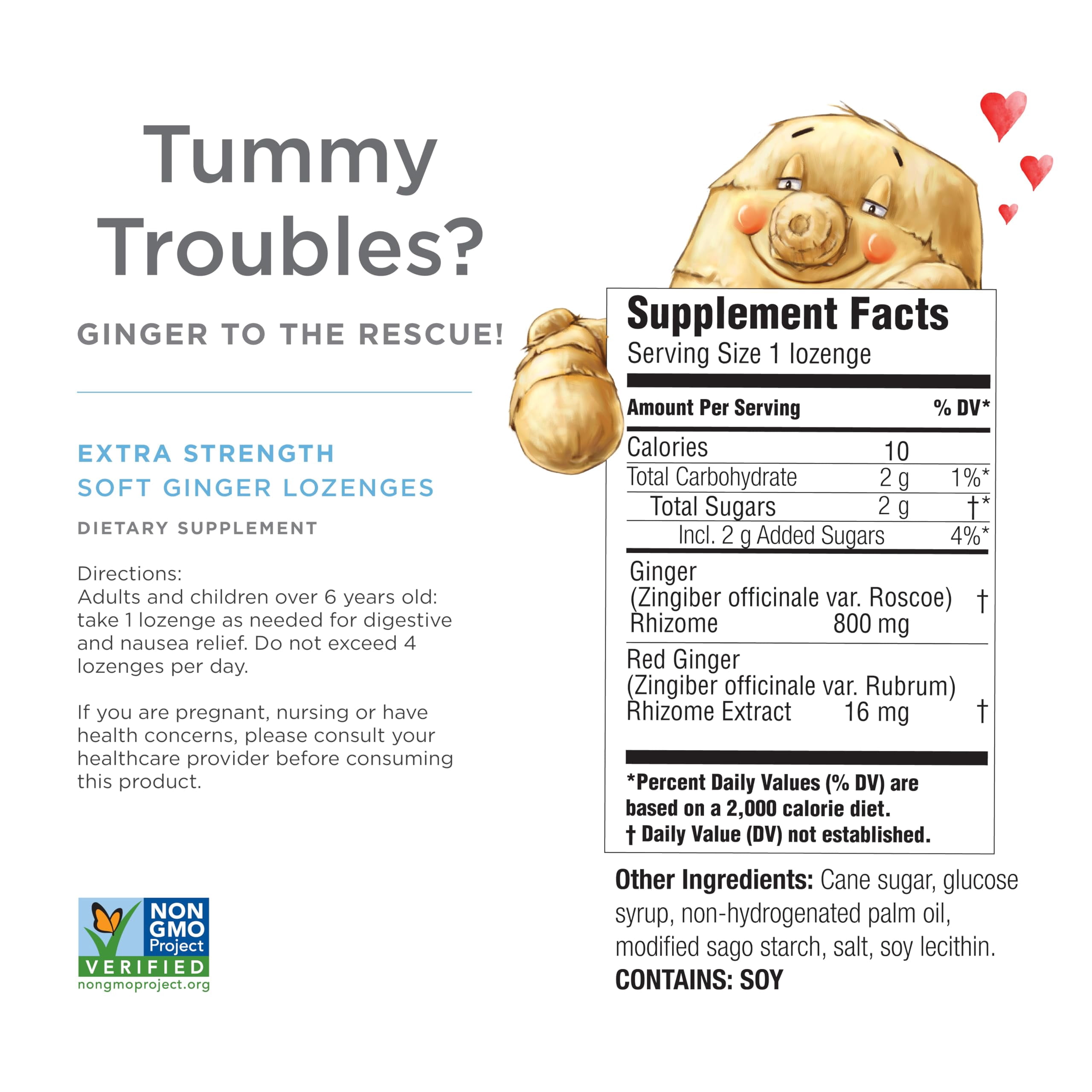 (Pack Of 3) Ginger People Ginger Rescue Lozng Soft 3 Oz