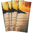 thumbnail image 2 of 6 Pack Sunset Light House Kitchen Towels Highly Absorbent, Super Soft Dishcloths 18 x 28 Inches Reusable Quick Drying Tea Towels Set for Home,Kitchen Decor Wash cloth, 2 of 7